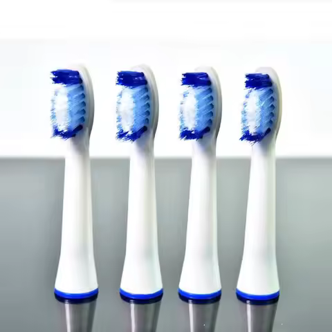 4PCS SR32-4 Replace Brush Head for 3722 S26 S15 3714 3715 3716 DuPont Brushed Sonic Electric Toothbrush Neutral Toothbrush Head