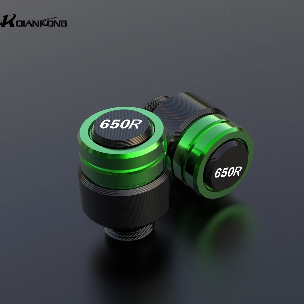 

FOR KAWASAKI NINJA650R Ninja 650 R 650R 2009-2025 2024 2023 2022 Tire Valve Stem Caps Cover Rearview Mirror Plug Hole Screw Cap