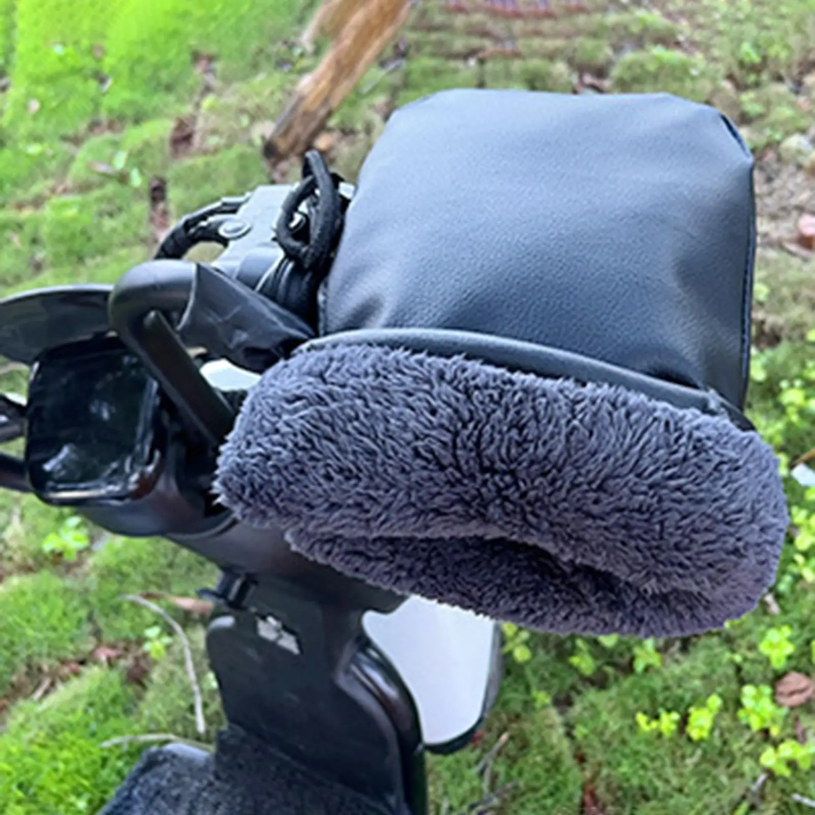 오토바이 핸들바 머프 겨울 방풍 오토바이 장갑 오토바이 따뜻한 핸들바 장갑 스쿠터 스노모빌 삼륜차용