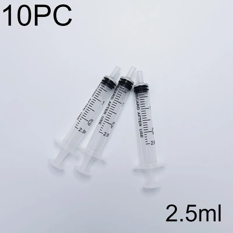 2.5ml-5ml-10ml Non Needle Disposable Syringe Needle Tube Non Needle Syringe Industrial Glue Dispensing Pet Feeding Needle Tube