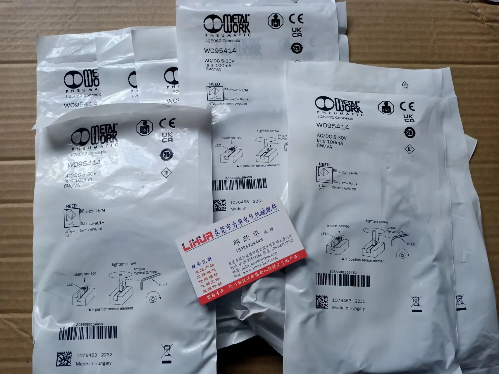 

METAL WORK Sensor W095414 CR22M W0952022180 W0952025390 CE32MP