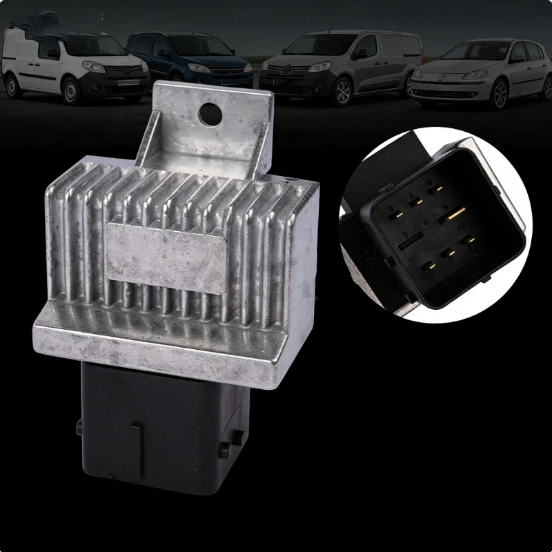 

7pins Glow Plug Relay 93858431 9640469680 Auto Parts For Turbo Engines For Citroen Berlingo (05-2011) 1.6 HDi Models Wear Parts