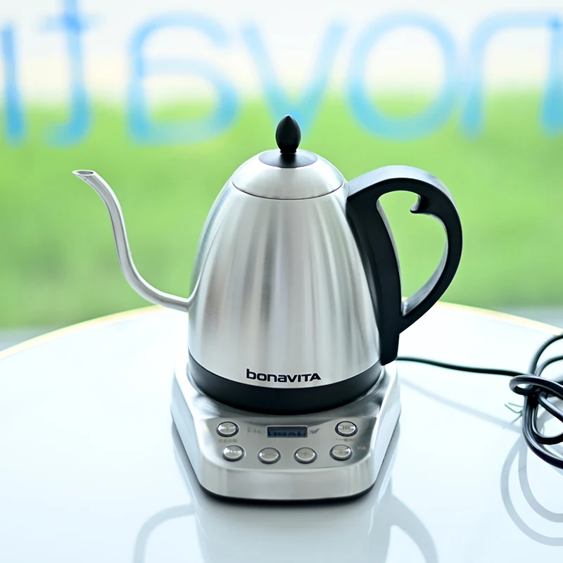 Classical Bonavita 1L kettle digital variable temperature gooseneck kettle for brewing coffee and tea Precise pour control