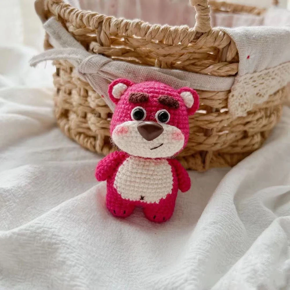 Crochet Kit Hand Knit Doll Bear DIY Knitting Amigurumis Doll Crocheting Craft kits With Full Set Material/Finished Creative Gift