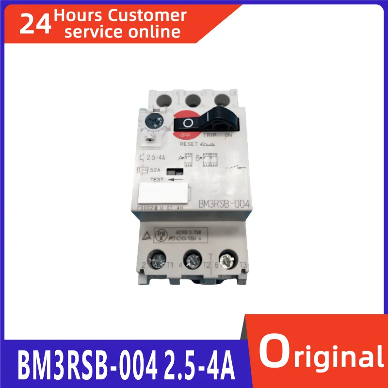 

Brand new original circuit breaker BM3RSB-004 2.5-4A