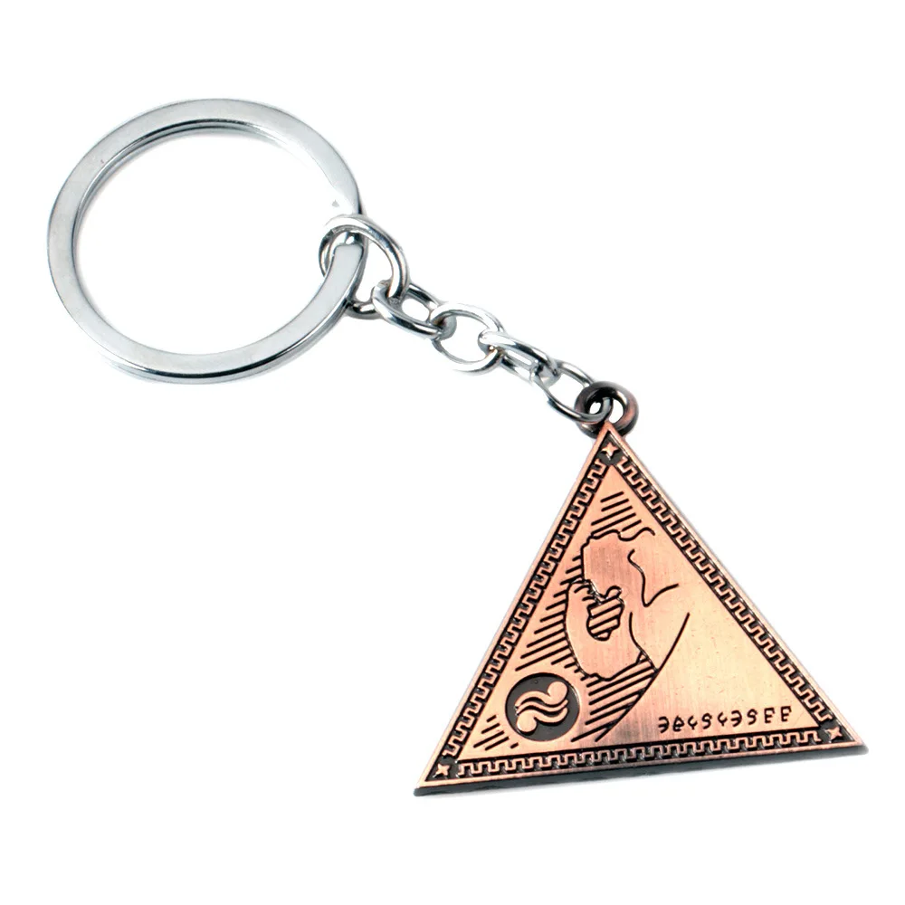 Colar pingente em forma triangular para homens e mulheres, gargantilha de metal, Legend of Zelda, um link para o passado, cosplay joias, presente para fãs