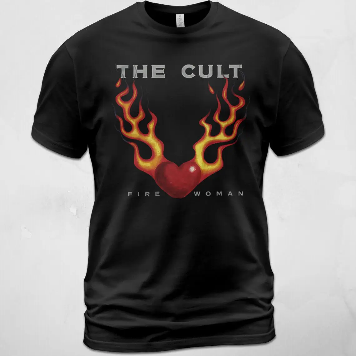 Fire Woman Cotton T-shirt The Cult Ian Astbury Death Cult She Sells Sanctuary