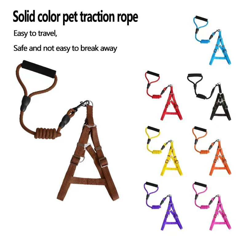 Walking dog rope collar cat rope small dog medium-sized large teddy cat pet supplies