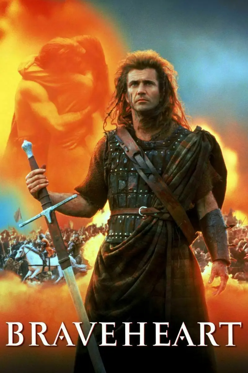 BRAVEHEART MEL GIBSON TV película arte imagen impresión seda póster decoración de la pared del hogar