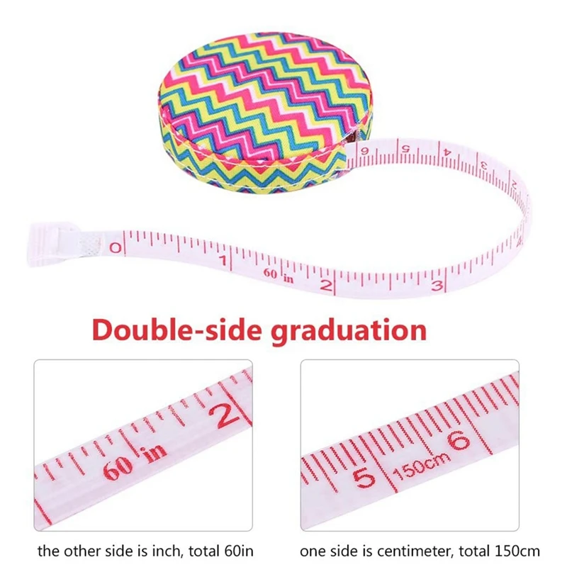 1.5M Measuring Tape, Tape, Body Fitness Measurement, Tailoring Craft Cloth Measurement, Weight Loss Measuring Tape