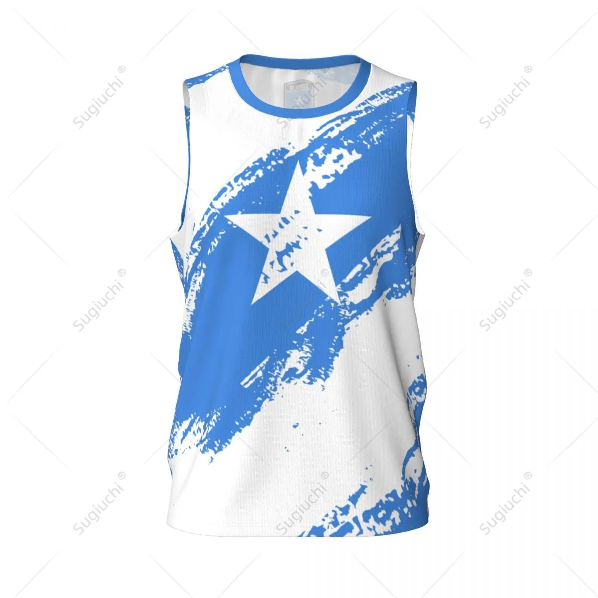 Men Basketball Sports Somalia Flag Running Fitness Multifunction Jersey Sleeveless shirt Custom Name Nunber Exclusive