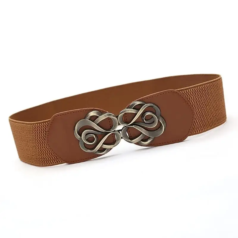 

652F Unique Waist Belt Oversized Rose Buckle for Stage Dancers Costume Jewelry Waist Body Jewelry Modern Buckle