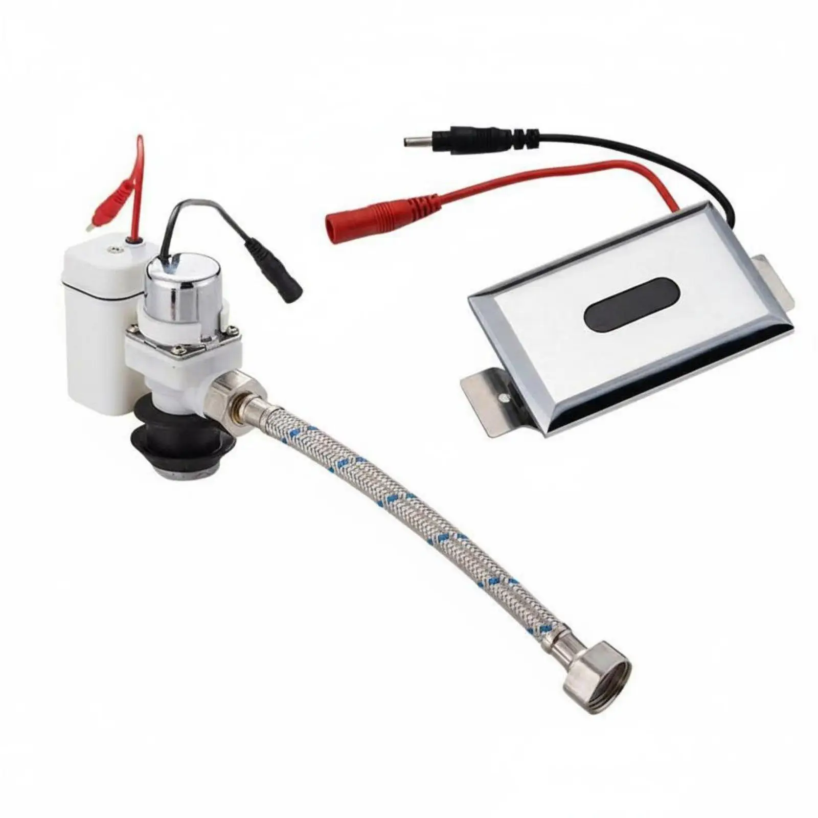 Commercial Urinal Sensor Valve ABS Material with Two Stage Flush for Smart Toilet Hands Free Bathroom Accessories Kit