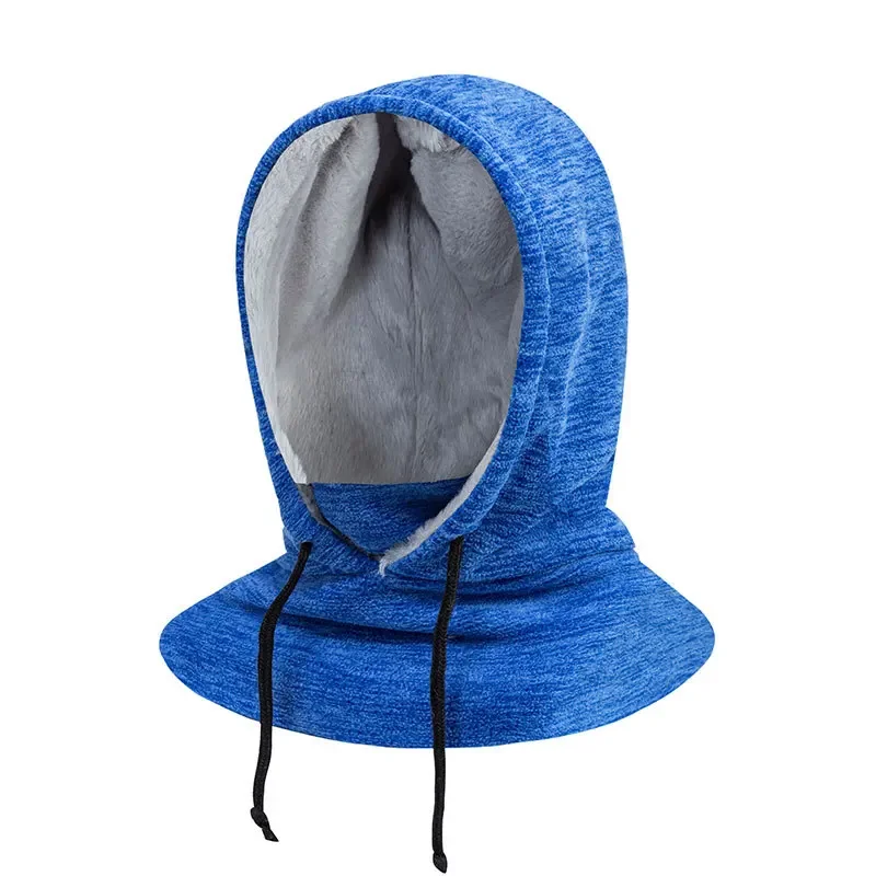 AliExpress MOONBIFFY Winter Men Women Cold Cycling Hooded Cap Drawstring Cap Head Covering Face Scarf Hat