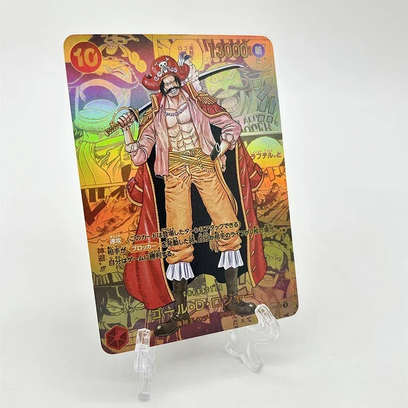 ONE PIECE Monkey D. Luffy Marshall D Teach Shanks DIY Homemade Relief Texture Collection Card Christmas Birthday Gift Toys