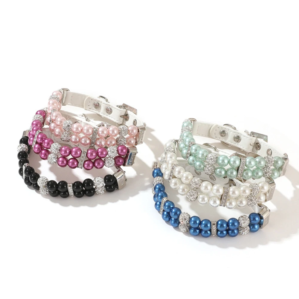 Pearl Rhinestone Collar 5