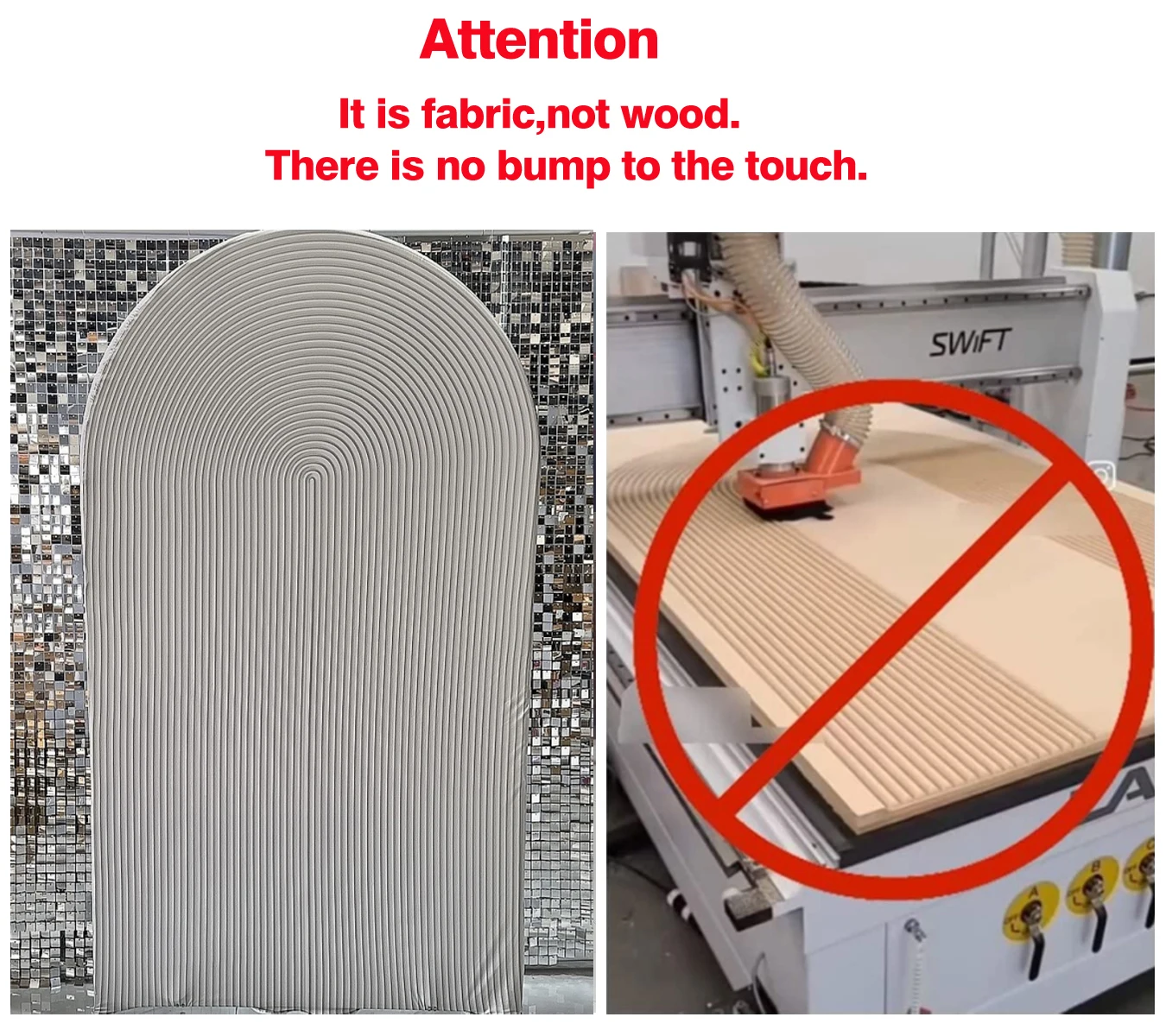 Copertura in tessuto ad arco increspato bianco per feste fondali elastici Chiara supporti ad arco copre la copertura dello sfondo dell'arco HP-461