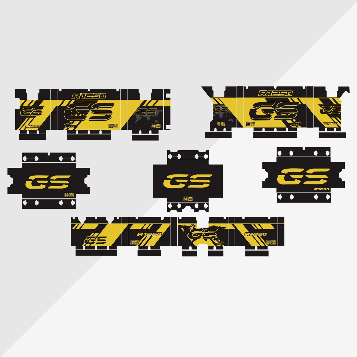 

Motorcycle Aluminum Box Pannier Case Stickers For R1250GS Adventure R1200GS 40 YEAR GS ADV GSA 2019 2020 2021 2022 2023