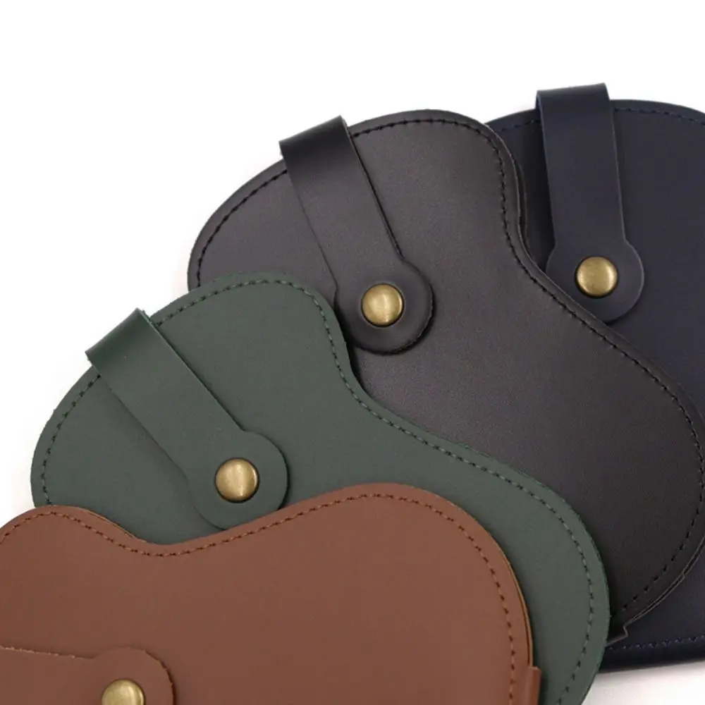 PU Leather Guitar Picks Holder Case Can Hold 18 Pieces High Capacity Picks Storage Pouch Box Colorful Case Only