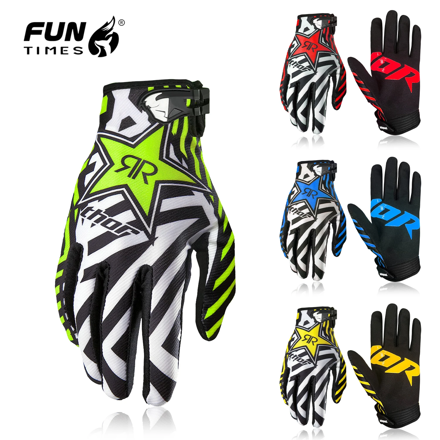 Racing Cycling Gloves Mountain Bicycle Road Bike Motorcycle Gloves  Enduro Gloves for Motocross Unisex view 4