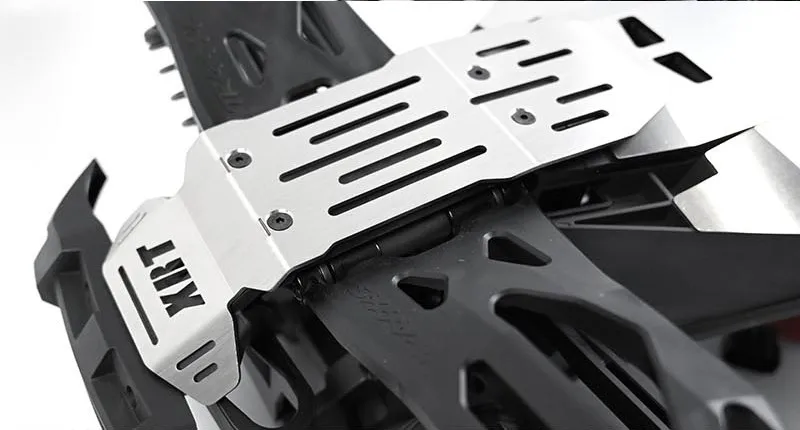 5 Stainless Steel Front And Rear Chassis Armored Anti-skid Protectors For 1/6 for traxxas Xrt Rc Truck Car Upgrade Parts