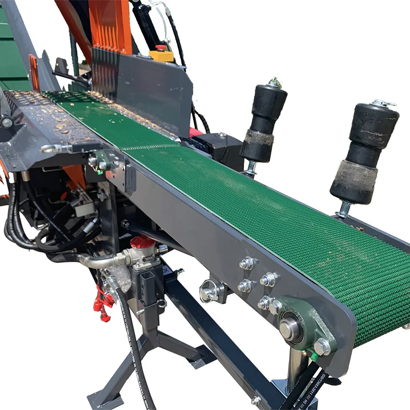 2025Nova máquina florestal processador de lenha movido a gasolina e cortador de árvores com serra automática