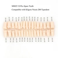 Kilgore NISSIN 200 tipo 32 Uds. Dientes de repuesto modelo Dental Typodont M8025 modelo de dientes