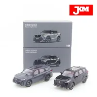 JKM 1/64 Toyota Highlander XSE American Sports Sedan SUV Car Alloy Vehicle Diecast Metal Model Kids Xmas Gift Toys for Boys