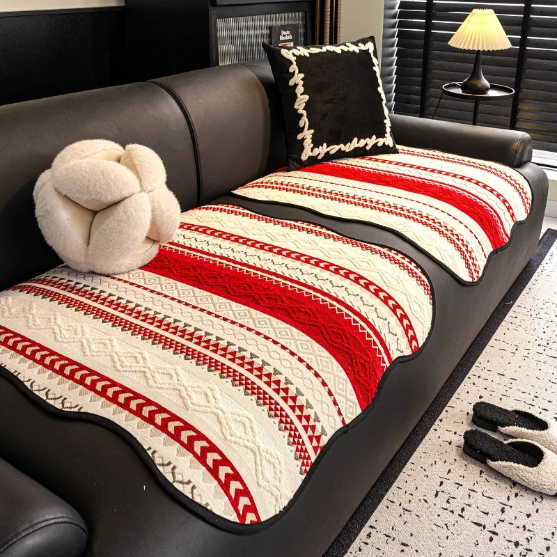 1pc Soft and comfortable leather sofa special single sofa cushion with high-end feel  single piece split cushion