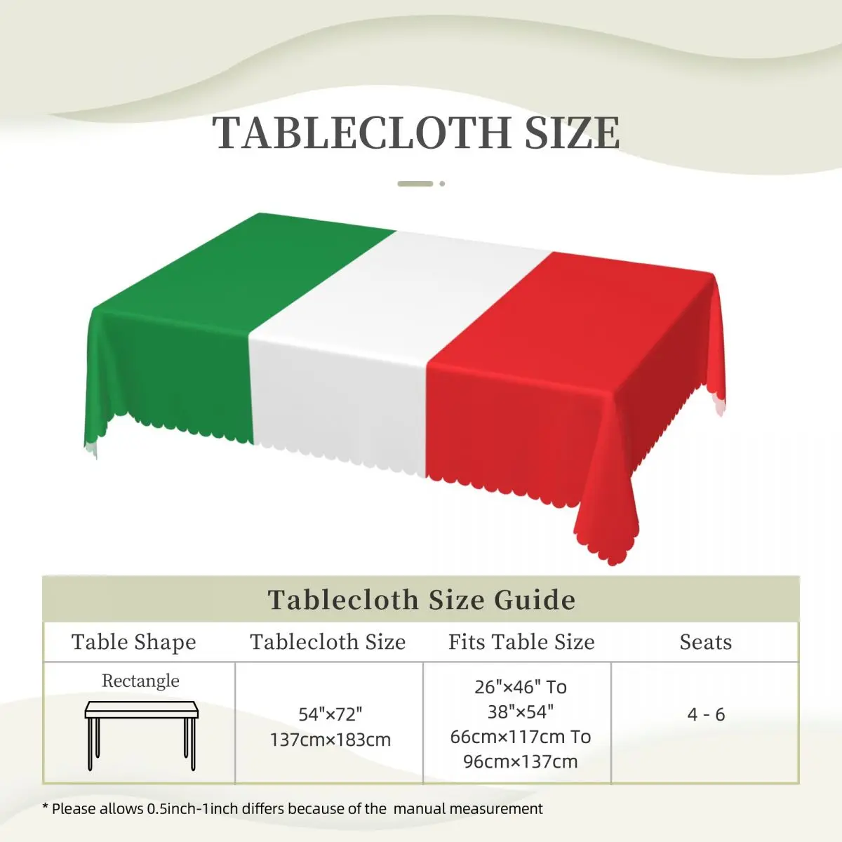 Rectangular Tablecloth Tablecloth Fit 40\