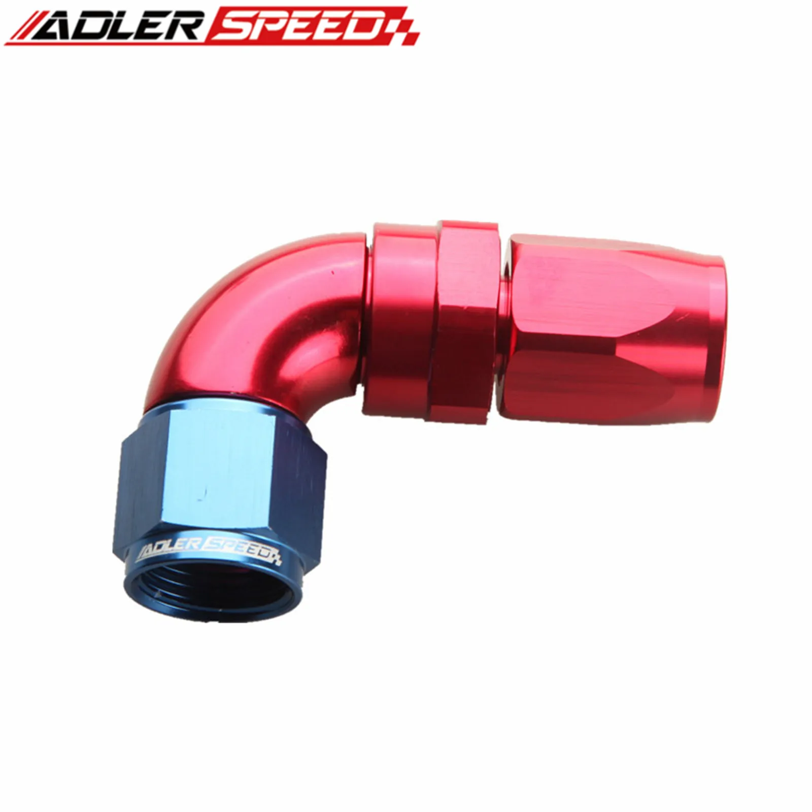 ADLER VELOCIDADE 45/90 Graus AN4 AN6 AN8 AN10 AN12 Mangueira Giratória End Fitting Adapter Alumínio