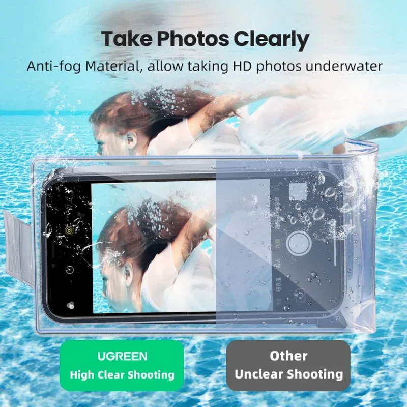 Transparent Waterproof Phone Case Universal Underwater Phone Protector Pouch Bags for IPhone 15 Pro Max Samsung Xiaomi Summer