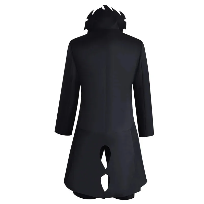 애니메이션 Dandadan 켄 타카쿠라 코스프레 의상 가발 마스크 오카룬 유니폼 블랙 재킷 바지 의상 할로윈 파티 남성용 판타지아