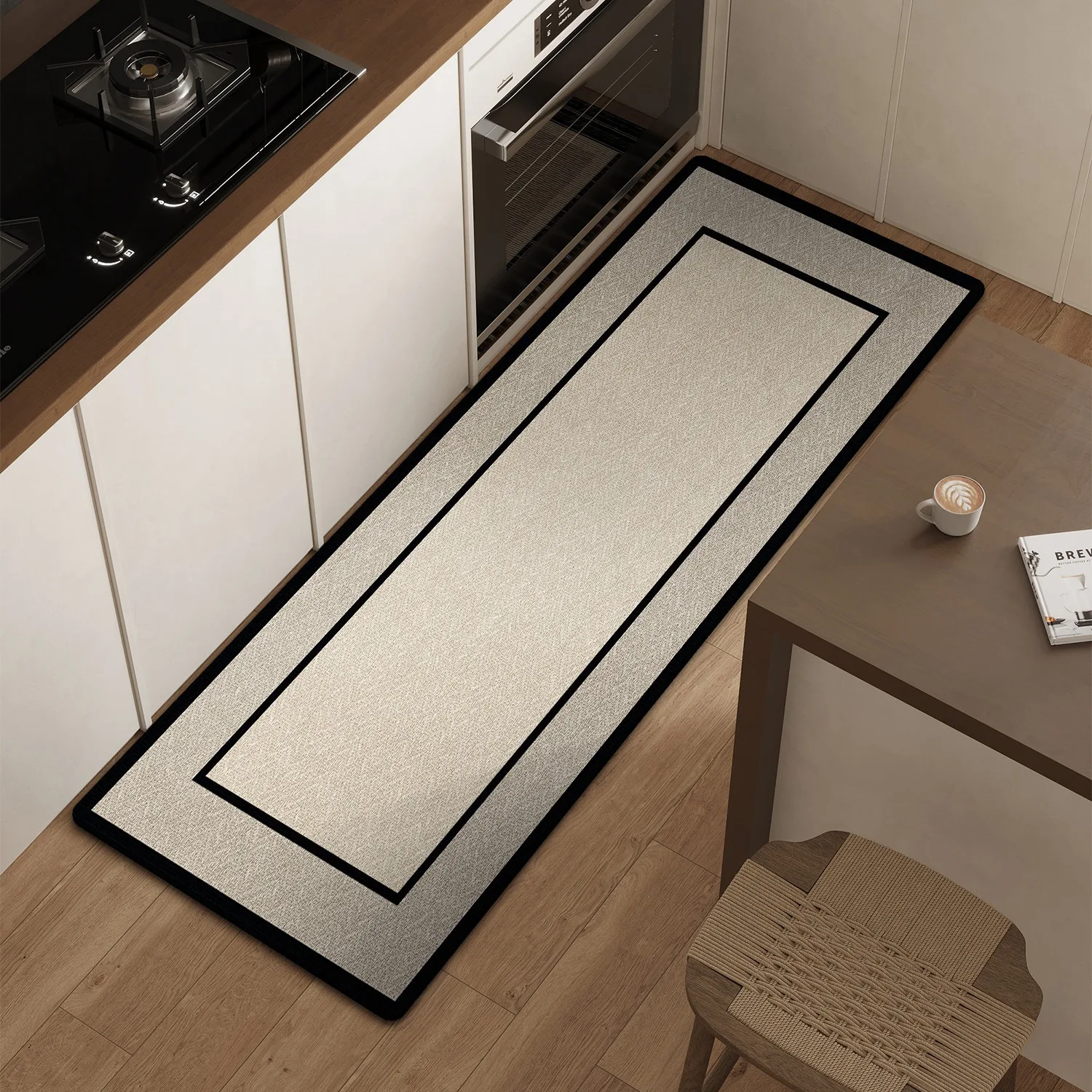 

Kitchen Carpet Long Rug Waterproof Pvc Floor Mat Non-slip Leather Home Decoration Oil-proof Foot Mats Alfombra De Cocina 주방 깔