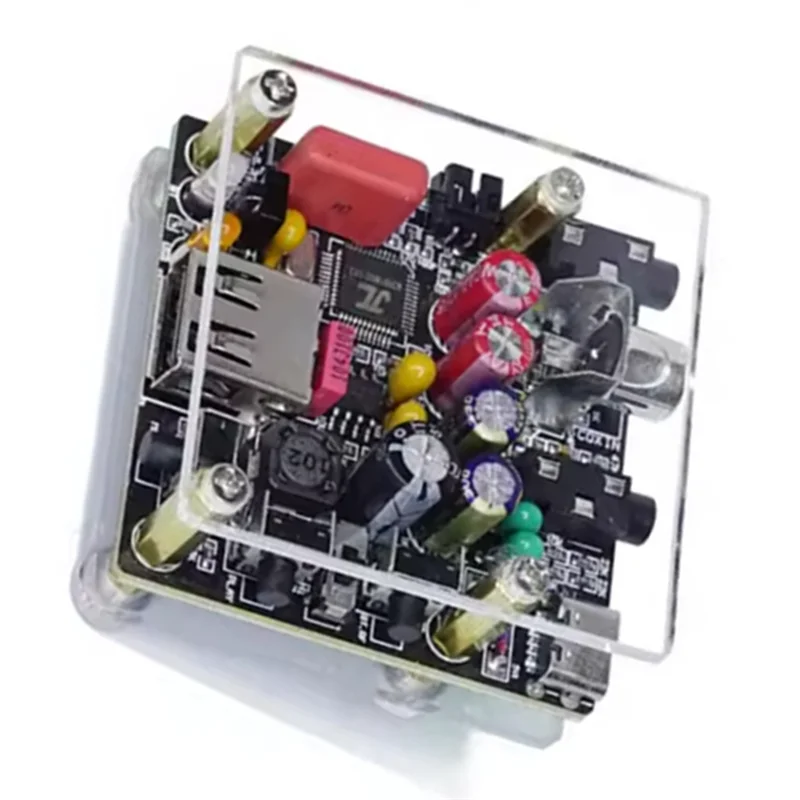 ABSQ-HIFI Audio Decoder Featuring TDA2822+ 6931 Dual Chip Design Bluetooth 5.3 USB Flash Drive Playback Support 24Bit/48Khz Deco