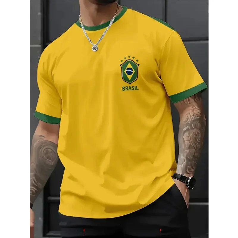 

New Football Jersey Men's Sports T-shirts Syrian Flag Street Oversized Tops Unisex Casual Graphic T-shirts Mens Gifts