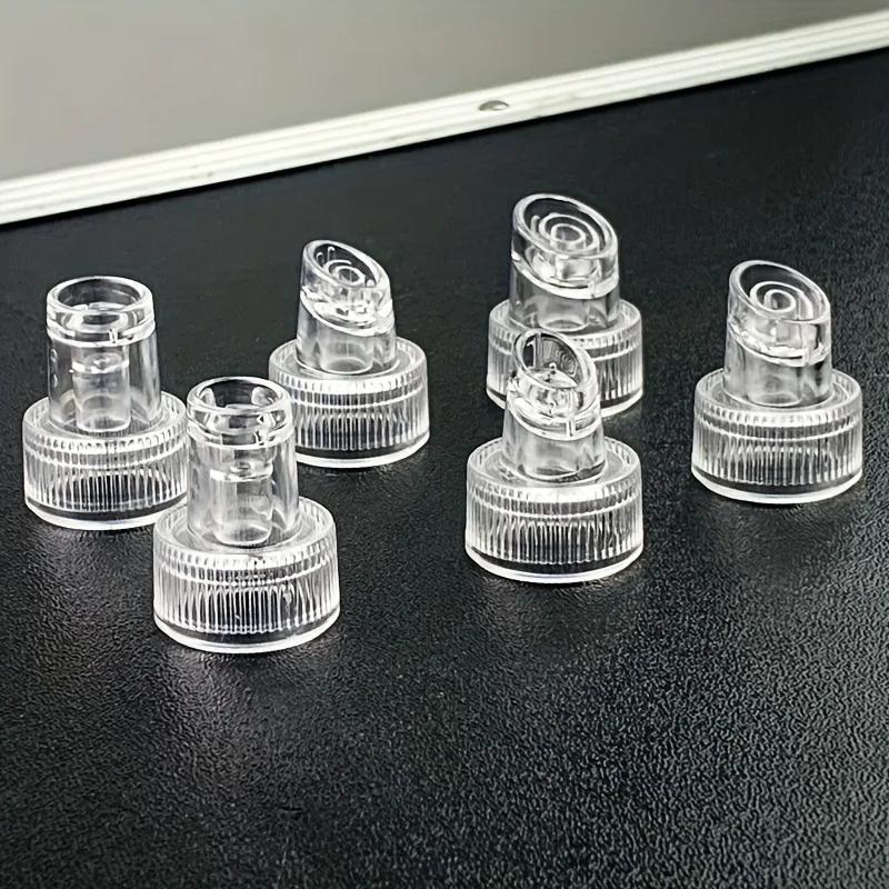 6 szt. Wymienne końcówki do urządzenia do oczyszczania twarzy, dysze do usuwania zaskórników, plastikowe końcówki do peelingu skóry, hydro-oksigenacyjne czyszczenie