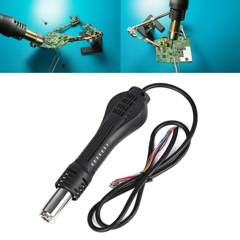 Armas de Calor ar Quente Secador Cabelo de Solda Armas Lidar com para 858 858d Rework Estação Reparação Desoldering Ferramenta Portátil