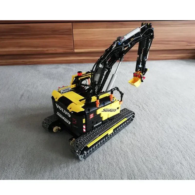 Klocki do budowy MOC-44024 Mini koparka Model 1310 sztuk Puzzle dla dorosłych dzieci edukacja urodziny zabawki świąteczne prezenty