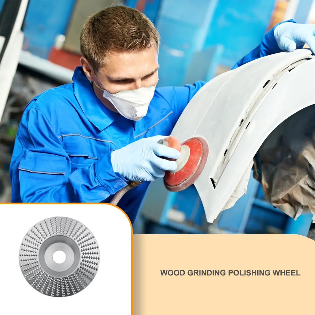 Wood Grinding Polishing Wheel Rotary Disc Sanding Wood Carving Tool Abrasive Disc Tools for Angle Grinder Woodworking Accessory