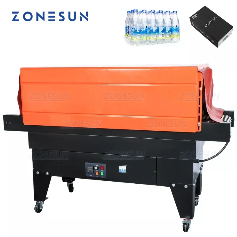 ZONESUN Heat Sealing Package Machine Automatic Shrink Wrapping Machine Plastic Packing Machine Tableware PVC Film Machine