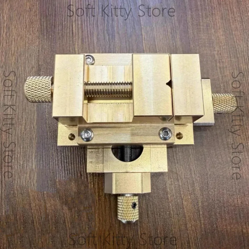 XY Axis Adjustable Miniature Stage -  Micro Cross Slide Vise with Dovetail Guide