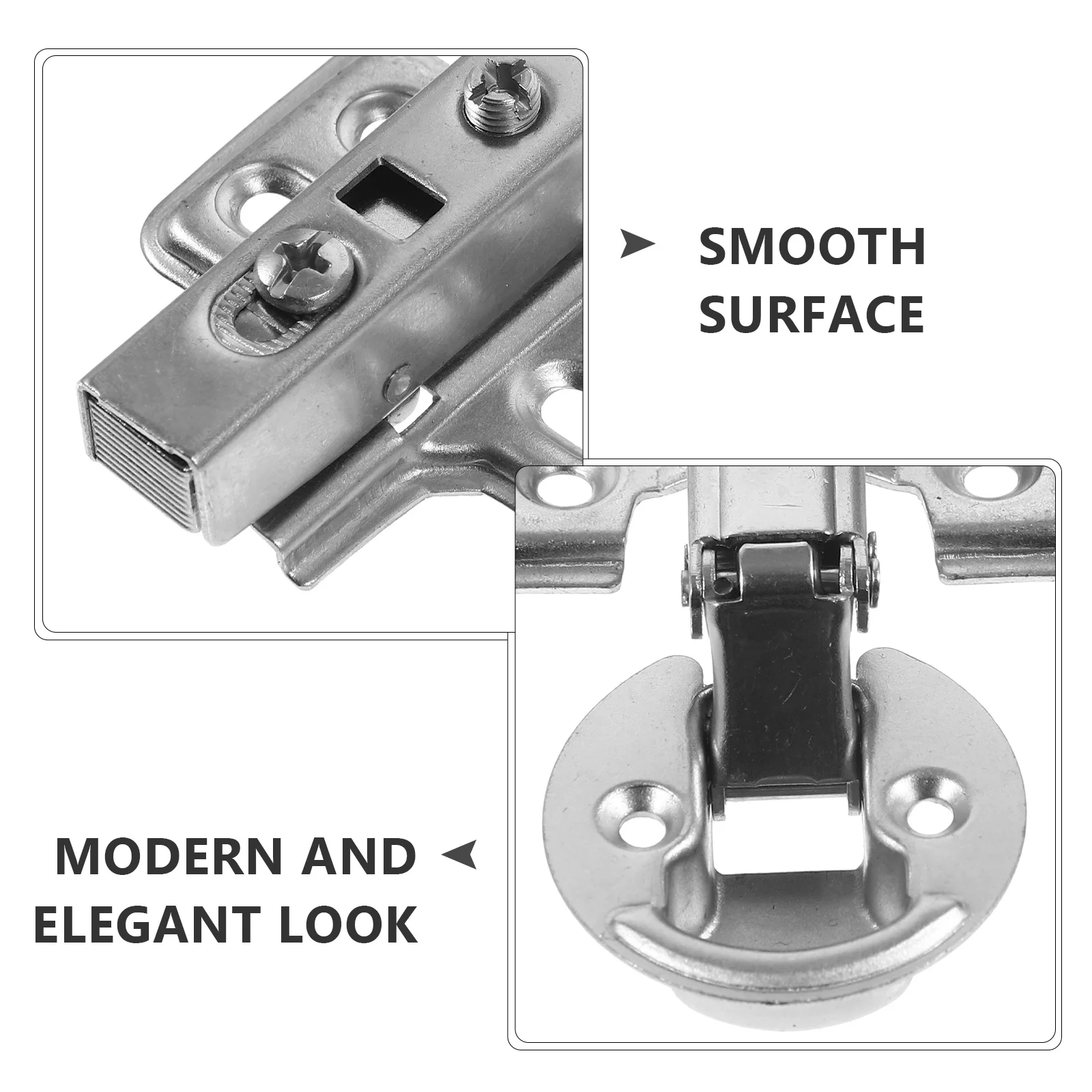 

2Pcs Heavy Duty Stainless Steel Hinge Silent Hydraulic Damping Hinge for Cabinet Door Window Replacement Cupboard Hinges