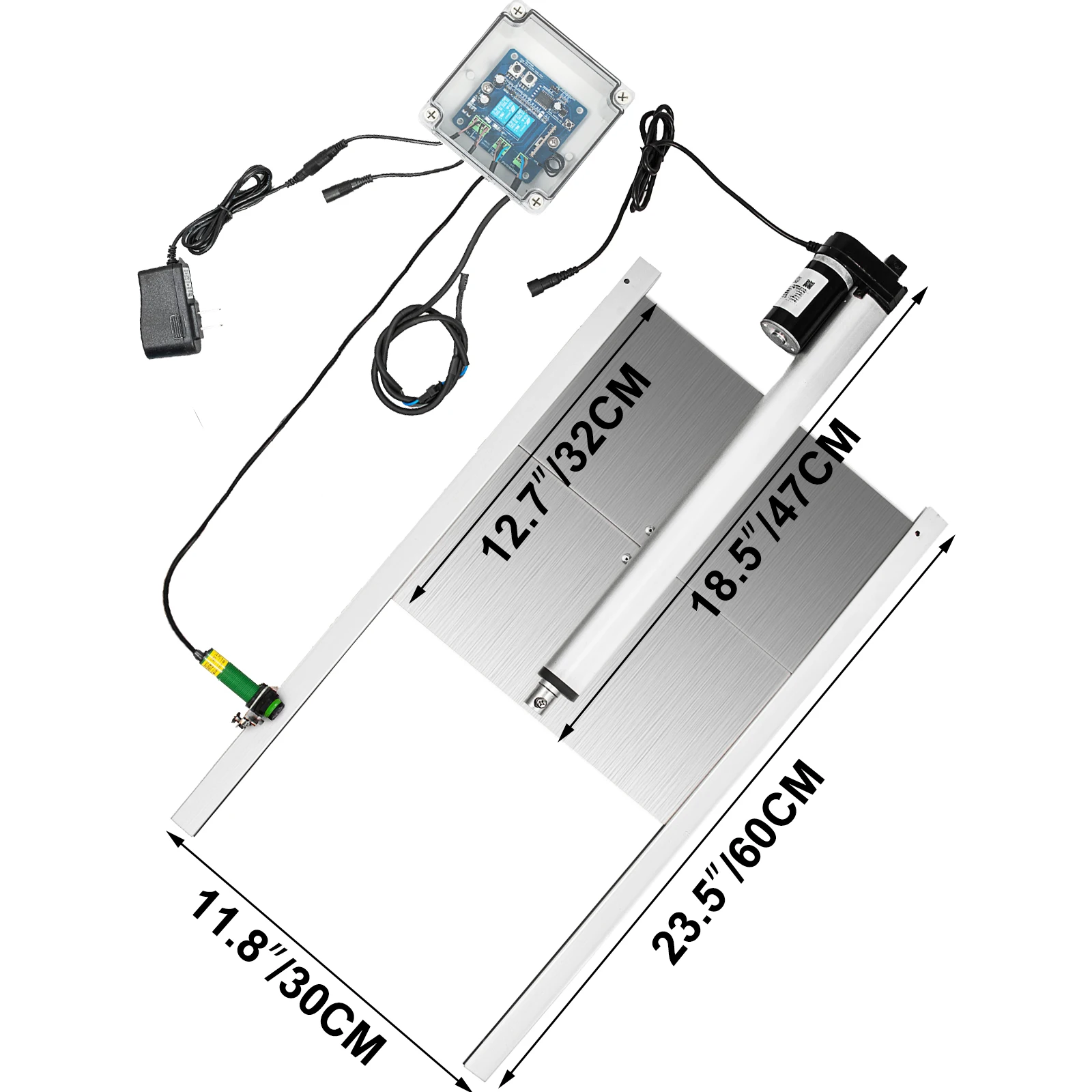 VEVOR Chicken Coop Door Opener Light Sensor Induction Infrared Automatic Chicken Cage Door Opener Controller IP44 US/AU/EU Plug