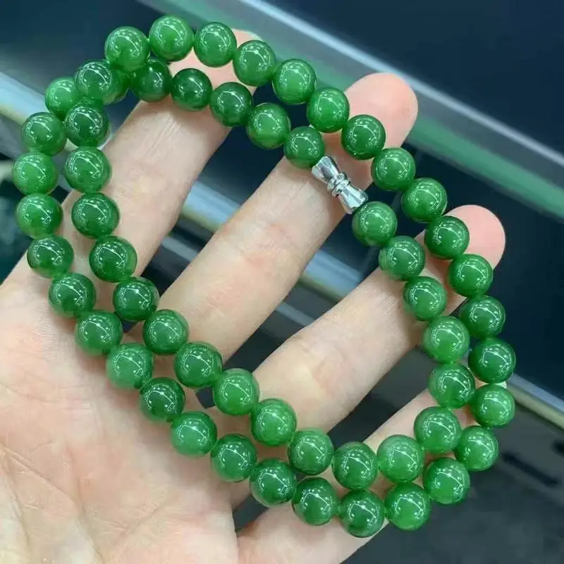 Natural Hetian Jade Mothers, New Style Fashionable Versatile Women'S Necklace