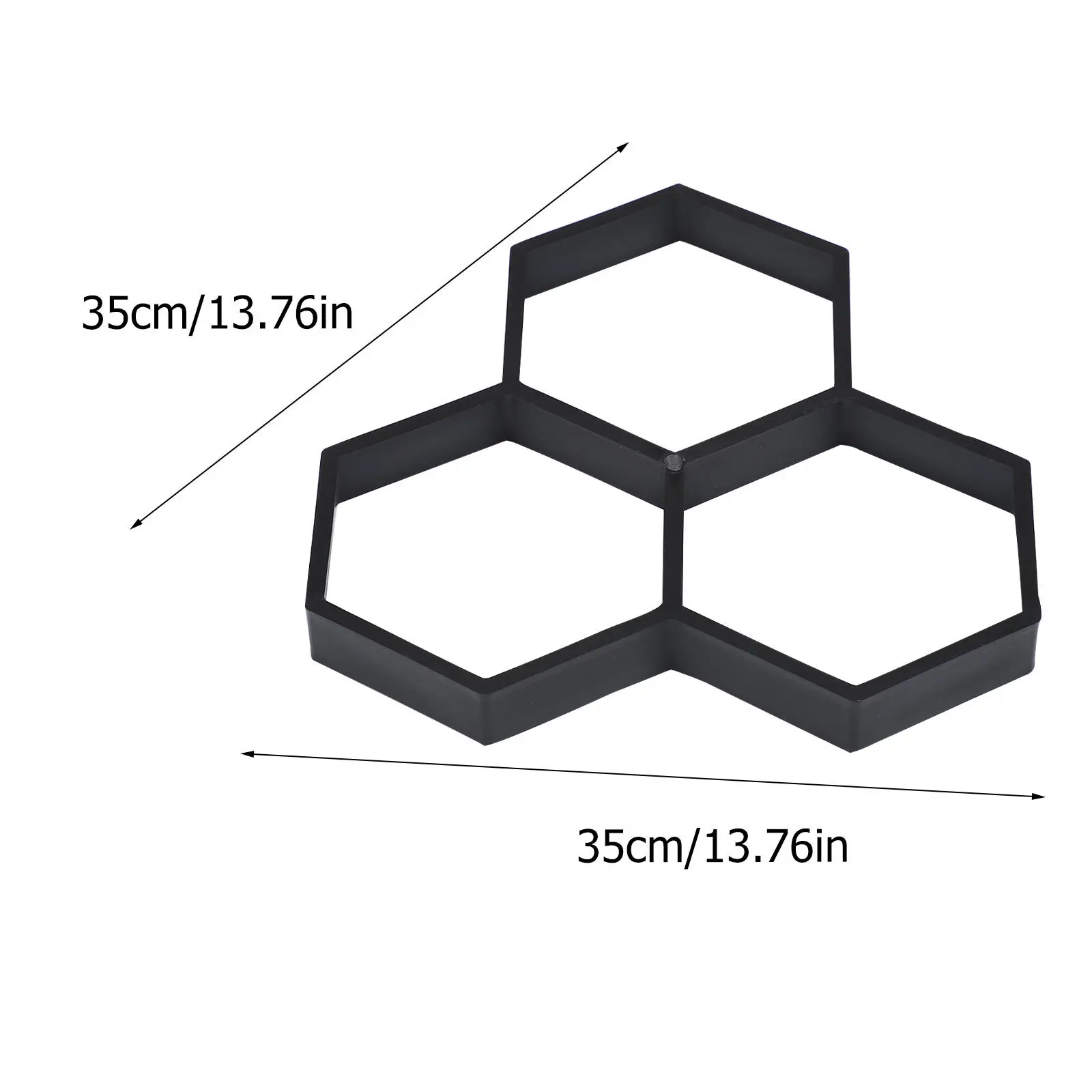 1Pcs Reusable Path Paving Mould Lightweight Portable DIY Pavement Mold for Courtyards Sidewalks Driveways Beautiful Paths