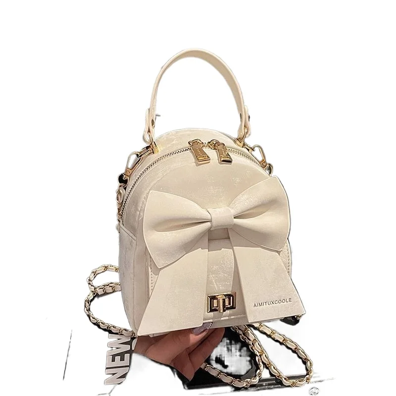 

New Exquisite Single and Double Shoulder Women's Bag Chain Commuter Fashion Trend Handbag Office Worker High Value Light Luxury