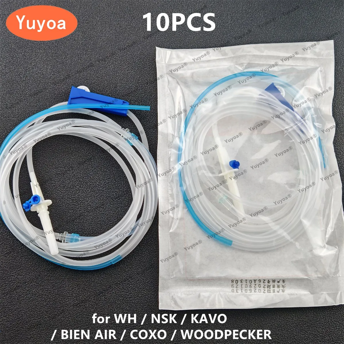 10pcs Dental Oral Irrigation Tube for WH / NSK / KAVO / BIEN AIR Dentistry Disposable Implant Surgical Hose Irrigation Set