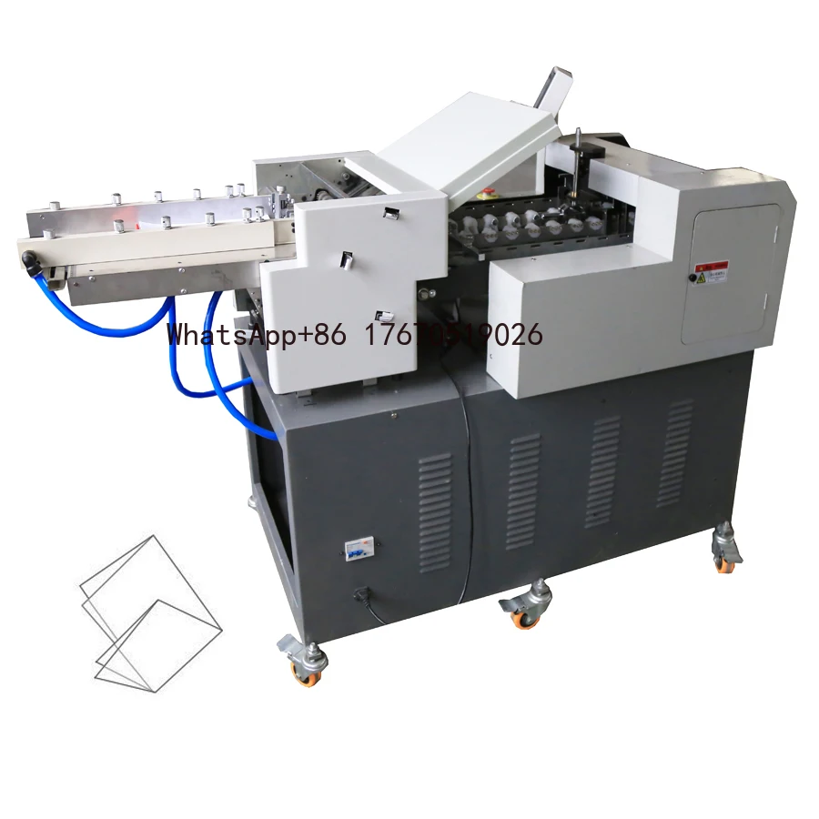 2026-A3 High Speed Touch Display Air Suction Feed Automatic Paper Cross Folding Machine 4 Comb + 1 Knife