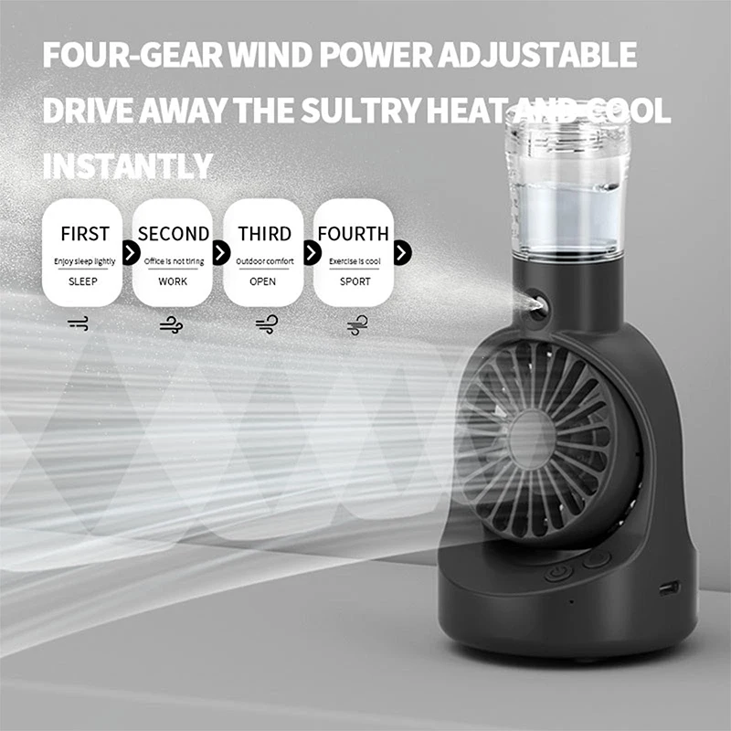 Spray Fan Portable Handheld Fans For Student Kids Outdoor Home Office Mini Fan Gale Handheld Spray Humidification Summer